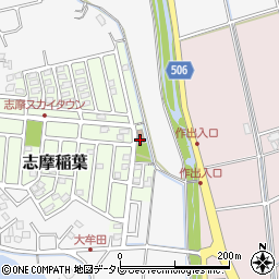 稲葉コミュニティセンター周辺の地図