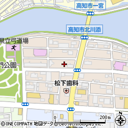 高知県高知市北川添6周辺の地図