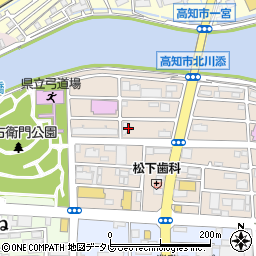 高知県高知市北川添6-3周辺の地図