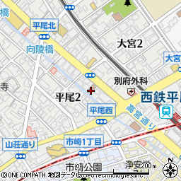 福岡平尾郵便局 ＡＴＭ周辺の地図