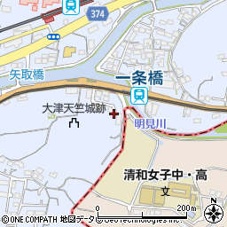 大津本ノ丸公園周辺の地図