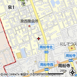 福岡県福岡市西区泉1丁目1-14周辺の地図