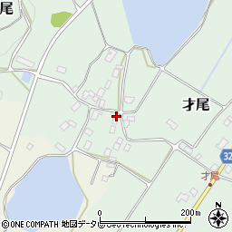 福岡県豊前市才尾231周辺の地図