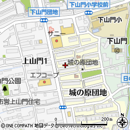 福岡県福岡市西区城の原団地31周辺の地図