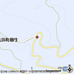 愛媛県大洲市長浜町櫛生乙310周辺の地図