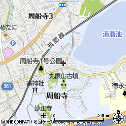 福岡県福岡市西区周船寺171-5周辺の地図