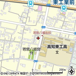 高知県南国市篠原1704-1周辺の地図