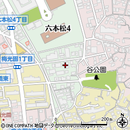 森田修学館六本松本校周辺の地図