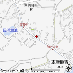福岡県糸島市志摩師吉556-14周辺の地図