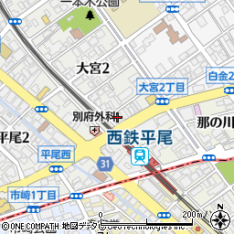 アジアアートギャラリー　九州支店周辺の地図