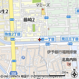汐入川周辺の地図