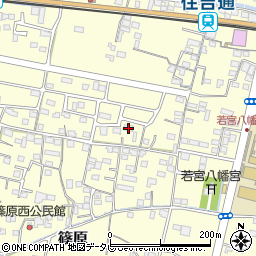 高知県南国市篠原1117-1周辺の地図