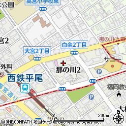 タイムズ那の川２丁目駐車場周辺の地図