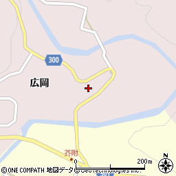 徳島県海部郡海陽町広岡広岡35周辺の地図