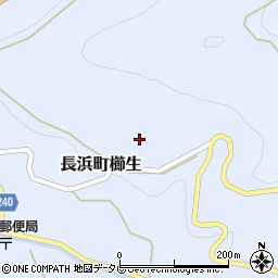 愛媛県大洲市長浜町櫛生乙336周辺の地図