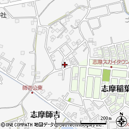 福岡県糸島市志摩師吉349-33周辺の地図
