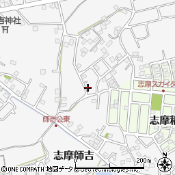 福岡県糸島市志摩師吉518-4周辺の地図