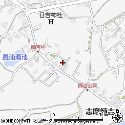 福岡県糸島市志摩師吉556-36周辺の地図
