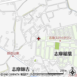 福岡県糸島市志摩師吉349-41周辺の地図