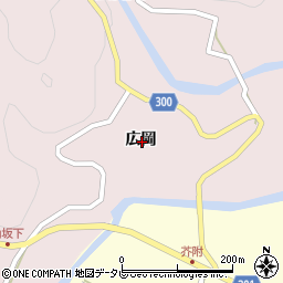 徳島県海部郡海陽町広岡周辺の地図