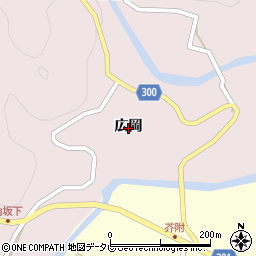 徳島県海陽町（海部郡）広岡周辺の地図