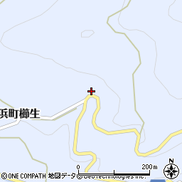 愛媛県大洲市長浜町櫛生乙318周辺の地図