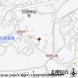 福岡県糸島市志摩師吉556-21周辺の地図