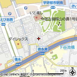 ヒューセック弐番館周辺の地図
