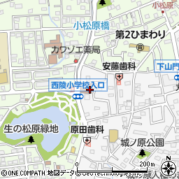 西陵公民館周辺の地図