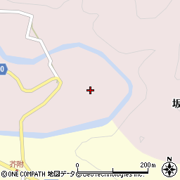 徳島県海陽町（海部郡）広岡（新屋前）周辺の地図
