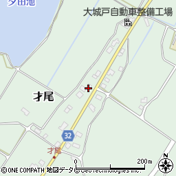 福岡県豊前市才尾59周辺の地図