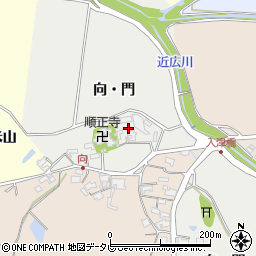 大分県豊後高田市向・門404周辺の地図