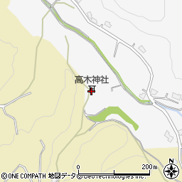 高木神社周辺の地図