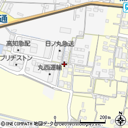 高知県南国市篠原707周辺の地図