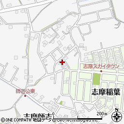 福岡県糸島市志摩師吉349-45周辺の地図