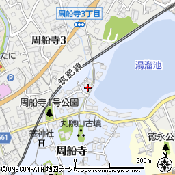 福岡県福岡市西区周船寺33-1周辺の地図