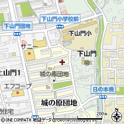 福岡県福岡市西区城の原団地34周辺の地図