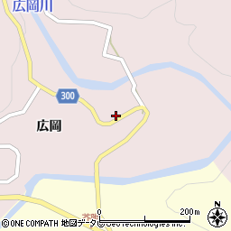 徳島県海部郡海陽町広岡広岡18周辺の地図