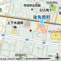 川内悠渓書道塾周辺の地図