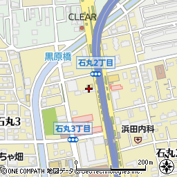 ファミリーマート福岡石丸三丁目店周辺の地図