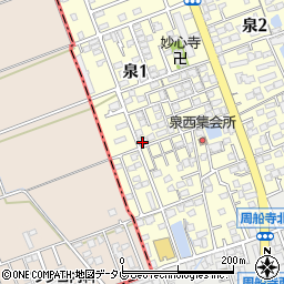 福岡県福岡市西区泉1丁目14-9周辺の地図