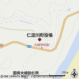 高知県仁淀川町（吾川郡）周辺の地図