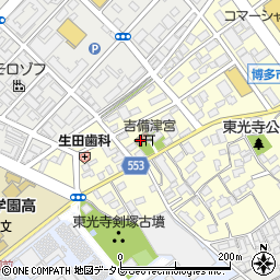 東光寺公民館周辺の地図