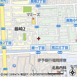 福岡昭代郵便局周辺の地図
