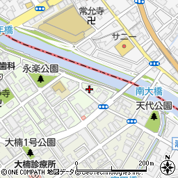 福岡県福岡市南区那の川1丁目6-2周辺の地図