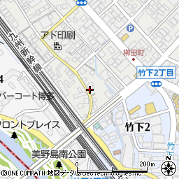 大豊建設株式会社九州支店周辺の地図