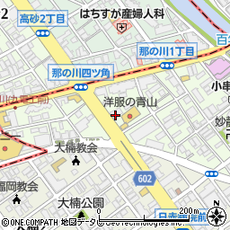 飯塚信用金庫福岡支店周辺の地図