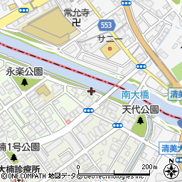 福岡県福岡市南区那の川1丁目6周辺の地図