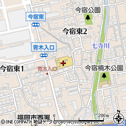 マルキョウ今宿店周辺の地図