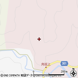徳島県海部郡海陽町角坂九艘谷周辺の地図